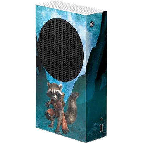 Marvel Rocket and Baby Groot Cosmic Bond Xbox Series S Console Skin