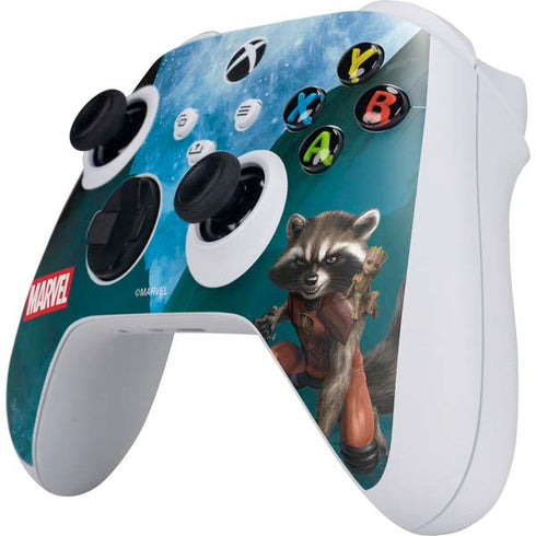 Marvel Rocket and Baby Groot Cosmic Bond Xbox Series S Controller Skin