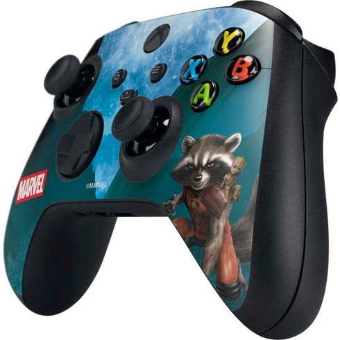 Marvel Rocket and Baby Groot Cosmic Bond Xbox Series X Controller Skin