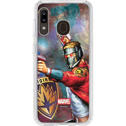 Marvel Star-Lord Cosmic Commander Galaxy A20 Clear Case