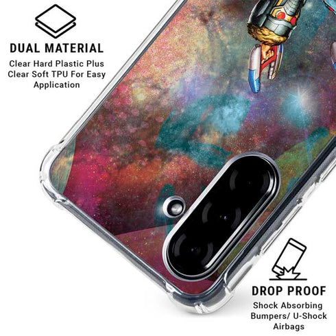 Marvel Star-Lord Cosmic Commander Galaxy A36 5G Clear Case