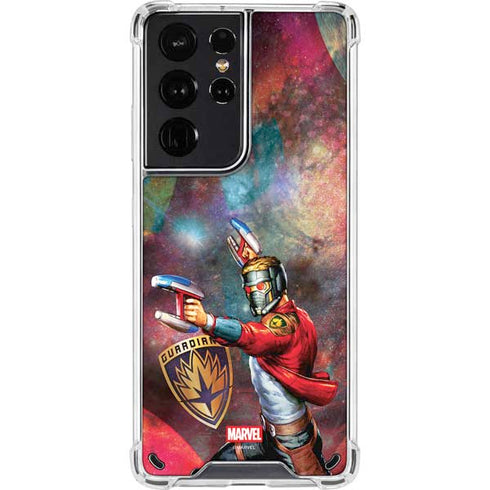Marvel Star-Lord Cosmic Commander Galaxy S21 Ultra 5G Clear Case