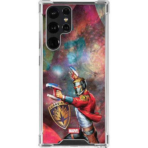Marvel Star-Lord Cosmic Commander Galaxy S22 Ultra Clear Case