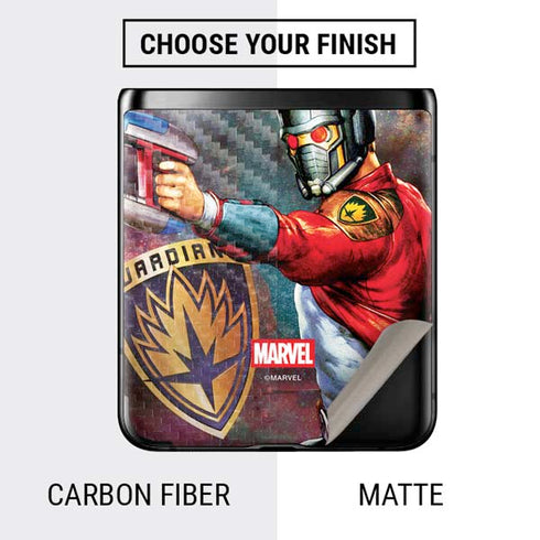 Marvel Star-Lord Cosmic Commander Galaxy Z Flip Skin