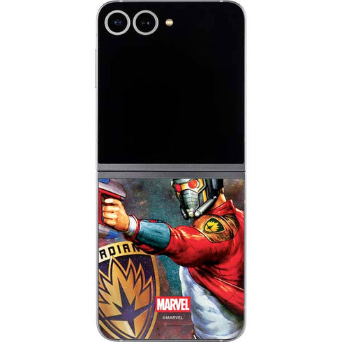 Marvel Star-Lord Cosmic Commander Galaxy Z Flip6 Skin