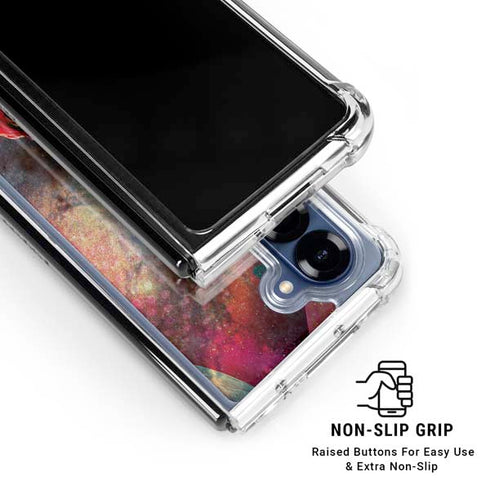 Marvel Star-Lord Cosmic Commander Galaxy Z Fold7 Clear Case