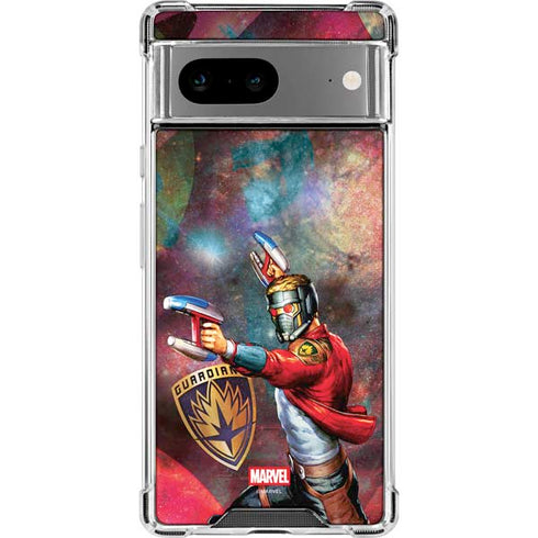 Marvel Star-Lord Cosmic Commander Google Pixel 8a Clear Case