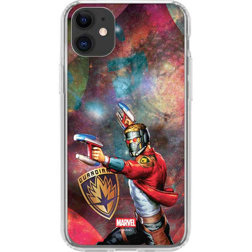 Marvel Star-Lord Cosmic Commander iPhone 11 Clear Case