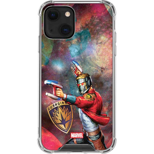 Marvel Star-Lord Cosmic Commander iPhone 13 Mini Clear Case