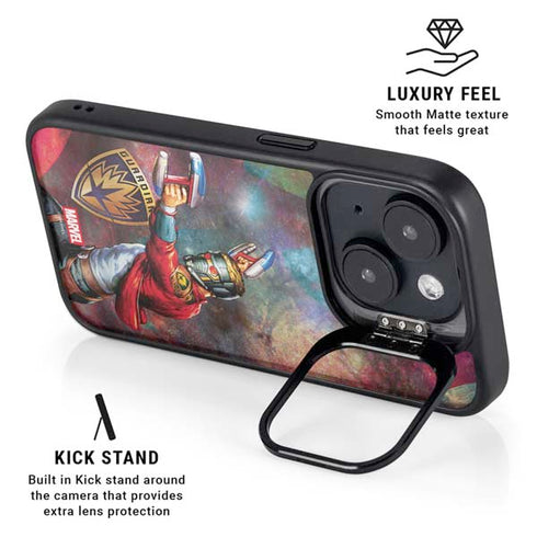 Marvel Star-Lord Cosmic Commander iPhone 14 Kickstand Case