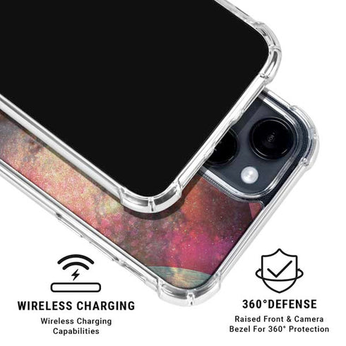 Marvel Star-Lord Cosmic Commander iPhone 14 Plus Clear Case