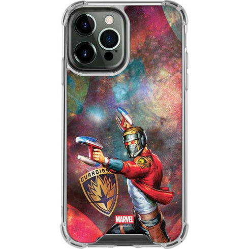 Marvel Star-Lord Cosmic Commander iPhone 14 Pro Max Clear Case