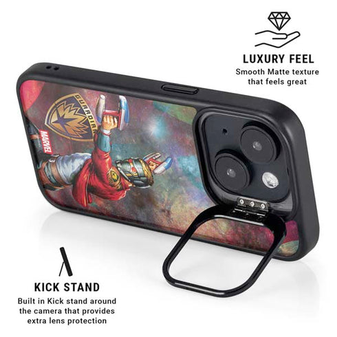 Marvel Star-Lord Cosmic Commander iPhone 16 Plus Kickstand Case