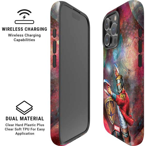 Marvel Star-Lord Cosmic Commander iPhone 16 Pro Magsafe Impact Case