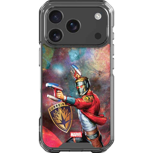 Marvel Star-Lord Cosmic Commander iPhone 18 Pro Clear Case