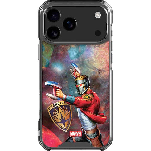 Marvel Star-Lord Cosmic Commander iPhone 18 Pro Max Clear Case