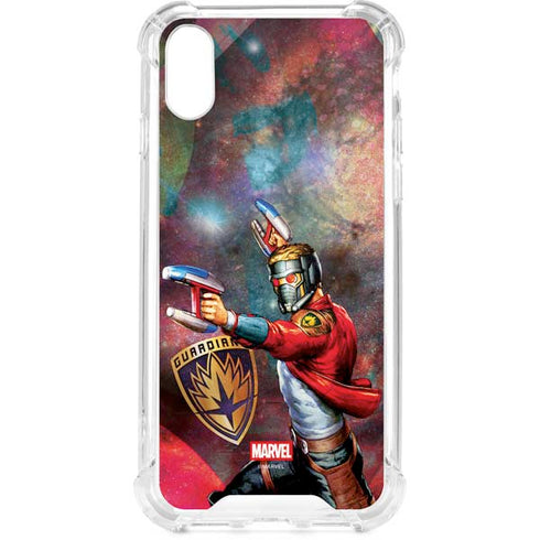 Marvel Star-Lord Cosmic Commander iPhone XS Clear Case