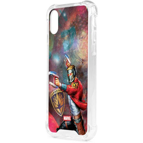 Marvel Star-Lord Cosmic Commander iPhone XS Clear Case