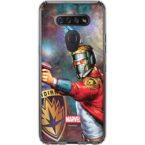 Marvel Star-Lord Cosmic Commander LG K51/Q51 Clear Case