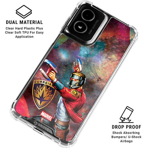 Marvel Star-Lord Cosmic Commander Moto G Power 5G (2024) Clear Case