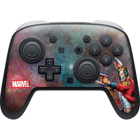 Marvel Star-Lord Cosmic Commander Nintendo Switch 2 (2025) Pro Controller Skin