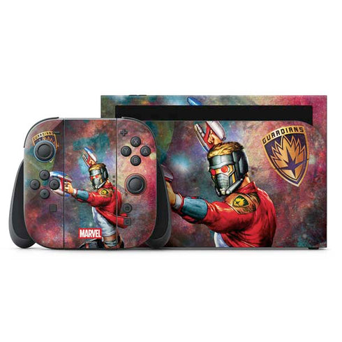 Marvel Star-Lord Cosmic Commander Nintendo Switch 2 (2025) with Joy-Con Skin