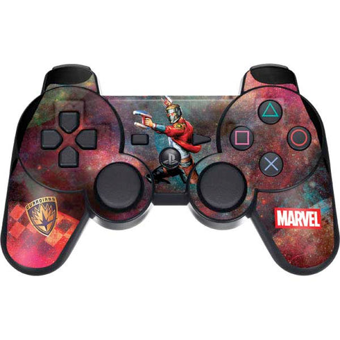 Marvel Star-Lord Cosmic Commander PS3 Dual Shock wireless controller Skin