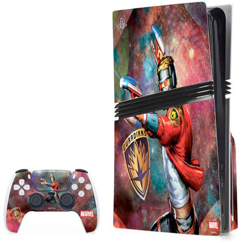 Marvel Star-Lord Cosmic Commander PS5 Pro Disk Bundle Skin