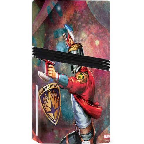 Marvel Star-Lord Cosmic Commander PS5 Pro Disk Console Skin