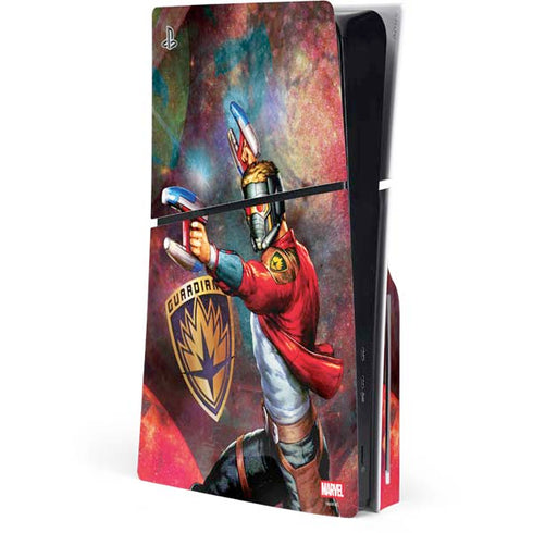 Marvel Star-Lord Cosmic Commander PS5 Slim Disk Console Skin