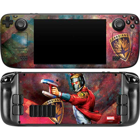 Marvel Star-Lord Cosmic Commander Steam Deck Handheld Gaming Computer Skin
