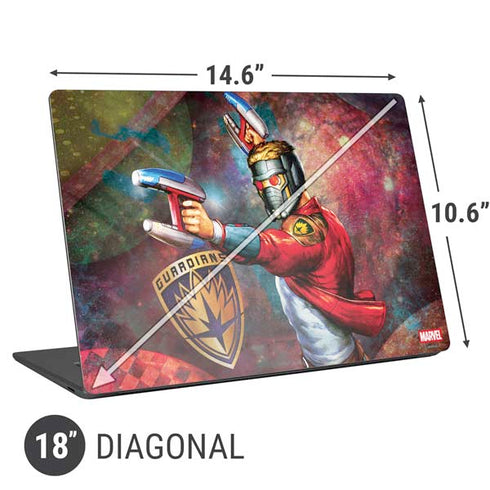 Marvel Star-Lord Cosmic Commander Universal Laptop 18in (14.6 x 10.6in) Skin