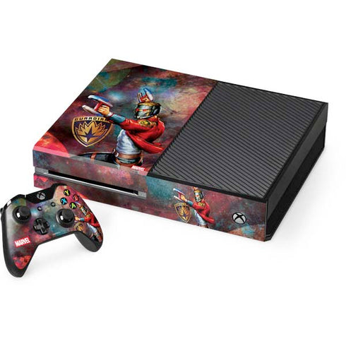 Marvel Star-Lord Cosmic Commander Xbox One Console and Controller Bundle Skin