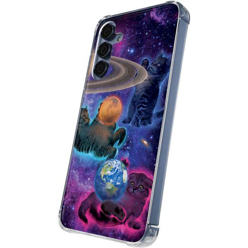 Cosmic Kittens by Vincent Hie Galaxy A55 5G Clear Case