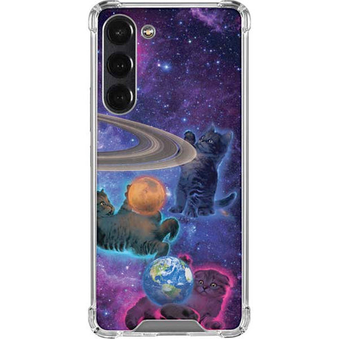 Cosmic Kittens by Vincent Hie Galaxy S24 FE Clear Case