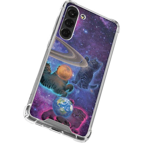 Cosmic Kittens by Vincent Hie Galaxy S24 FE Clear Case