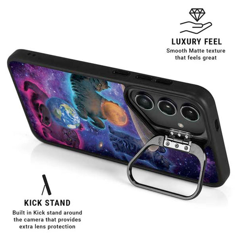 Cosmic Kittens by Vincent Hie Galaxy S24 Kickstand Case