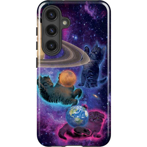 Cosmic Kittens by Vincent Hie Galaxy S25 Plus Impact Case