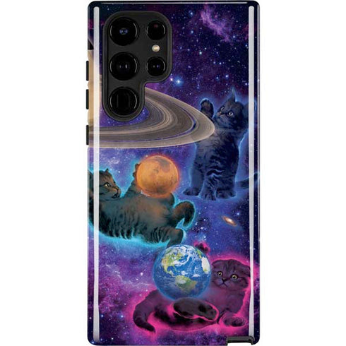 Cosmic Kittens by Vincent Hie Galaxy S25 Ultra Impact Case