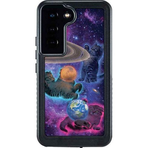 Cosmic Kittens by Vincent Hie Galaxy S24 Waterproof Case