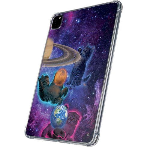 Cosmic Kittens by Vincent Hie iPad Pro 11in (2024) Clear Case