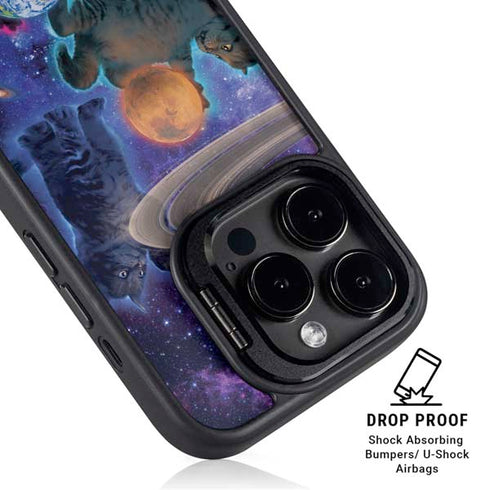Cosmic Kittens by Vincent Hie iPhone 13 Pro Kickstand Case