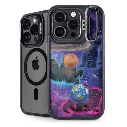 Cosmic Kittens by Vincent Hie iPhone 13 Pro Max Kickstand Case