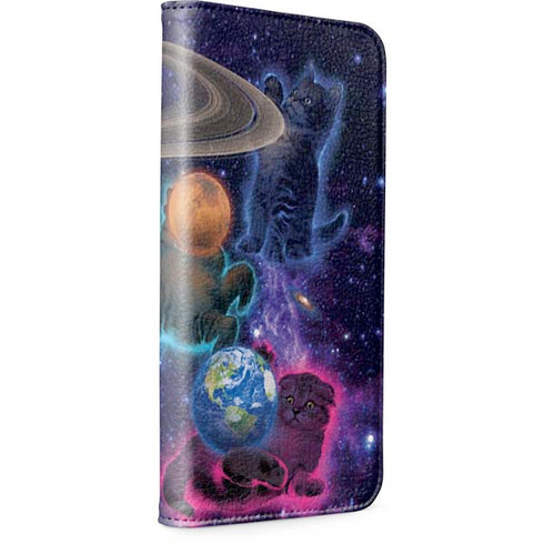 Cosmic Kittens by Vincent Hie iPhone 15 Pro Folio Case