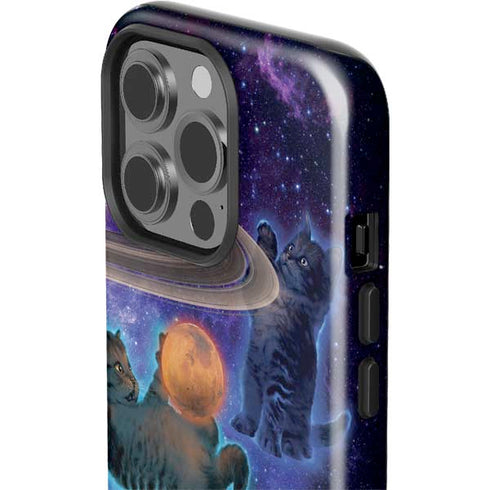 Cosmic Kittens by Vincent Hie iPhone 15 Pro Impact Case