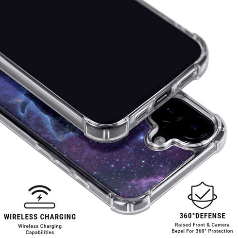 Cosmic Kittens by Vincent Hie iPhone 16 Clear Case