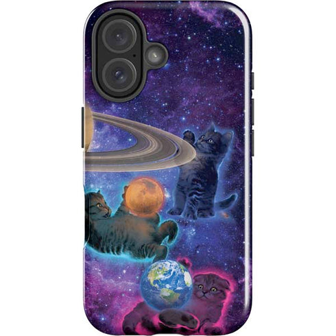 Cosmic Kittens by Vincent Hie iPhone 16 Plus Impact Case