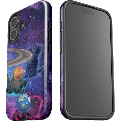 Cosmic Kittens by Vincent Hie iPhone 16 Plus Impact Case