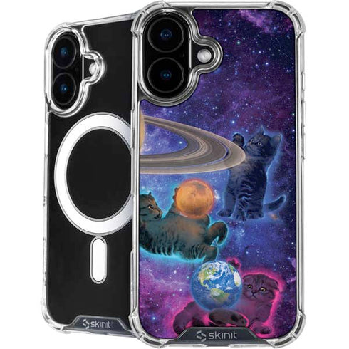 Cosmic Kittens by Vincent Hie iPhone 16 Plus MagSafe Case
