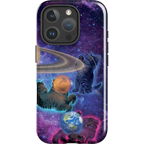 Cosmic Kittens by Vincent Hie iPhone 16 Pro Magsafe Impact Case